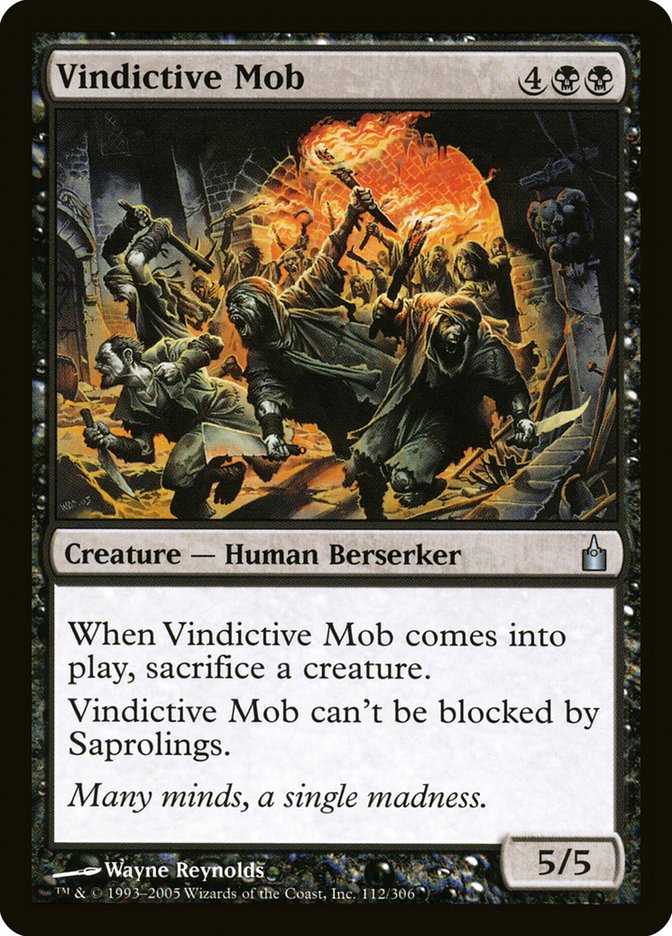Vindictive Mob [Ravnica: City of Guilds] MTG Single Magic: The Gathering    | Red Claw Gaming