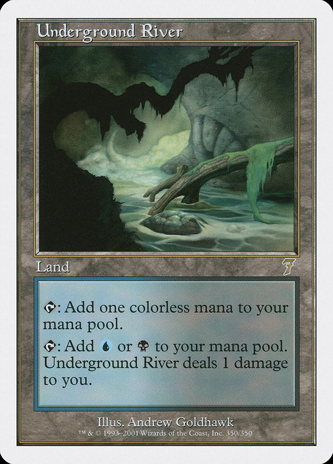 Underground River [Seventh Edition] MTG Single Magic: The Gathering    | Red Claw Gaming