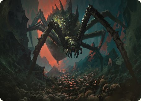 Shelob, Child of Ungoliant Art Card [The Lord of the Rings: Tales of Middle-earth Art Series] MTG Single Magic: The Gathering    | Red Claw Gaming