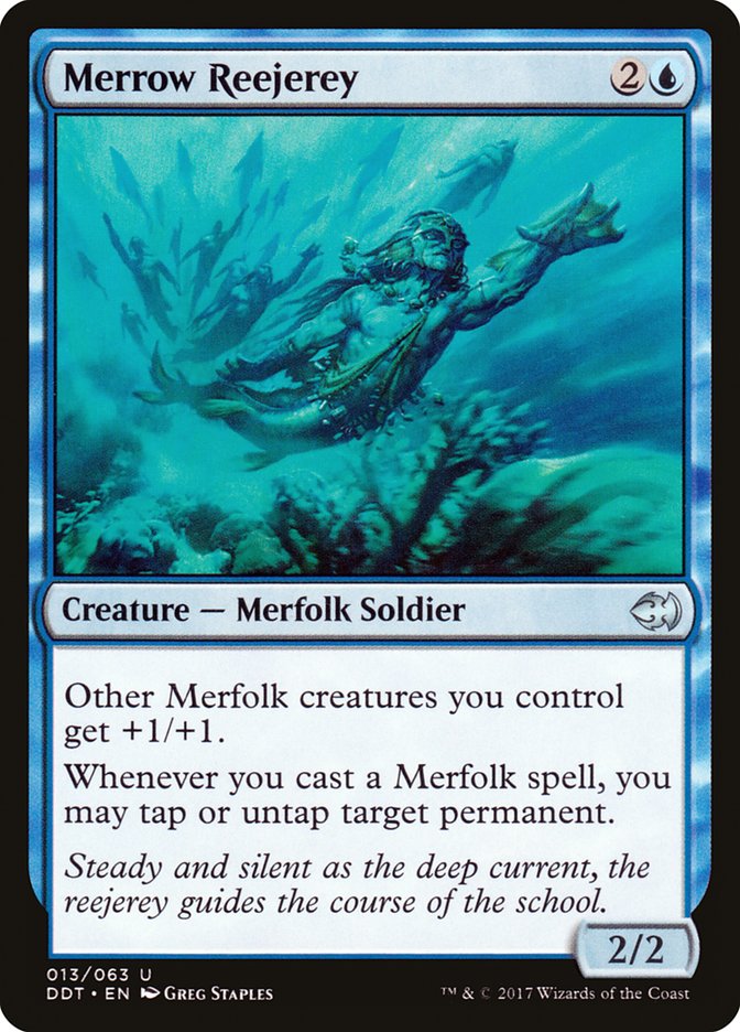 Merrow Reejerey [Duel Decks: Merfolk vs. Goblins] MTG Single Magic: The Gathering    | Red Claw Gaming