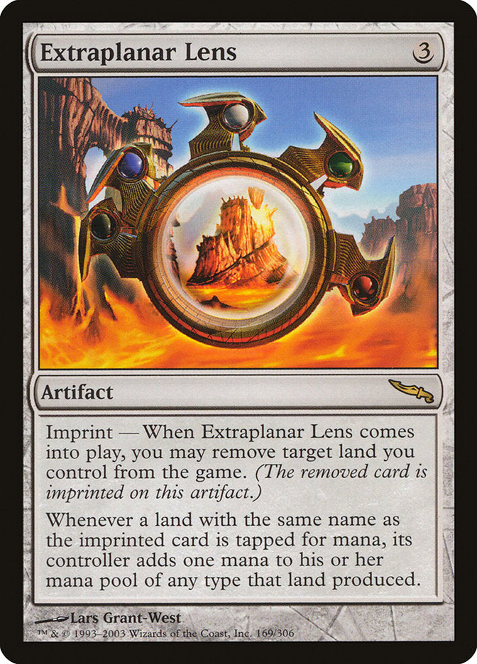 Extraplanar Lens [Mirrodin] MTG Single Magic: The Gathering    | Red Claw Gaming