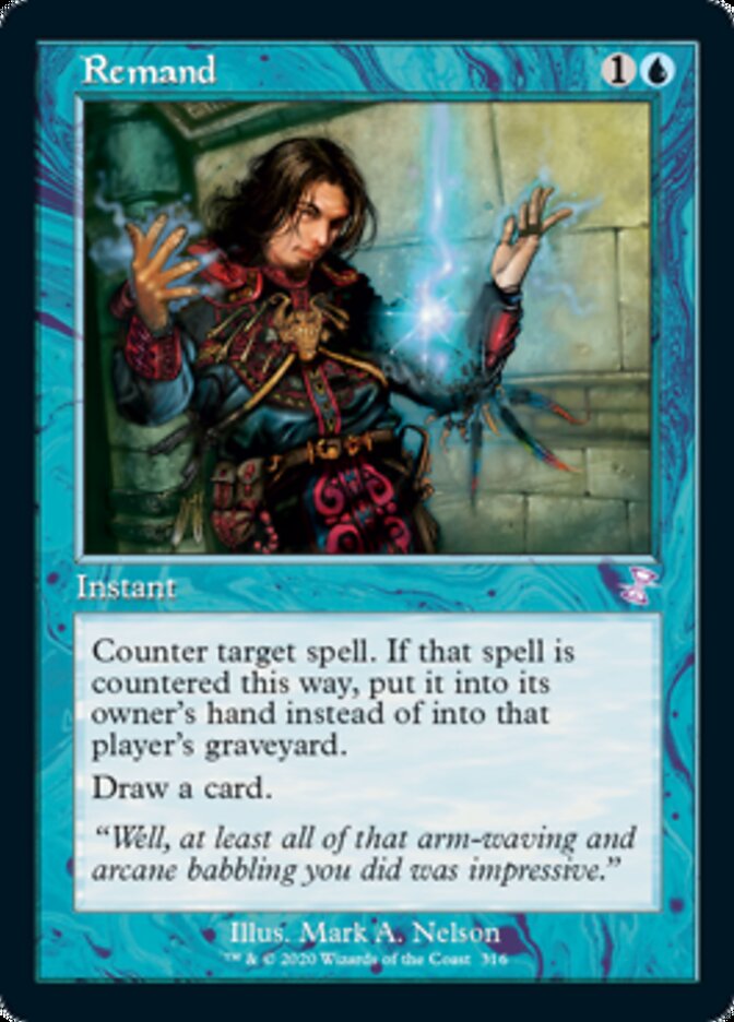Remand (Timeshifted) [Time Spiral Remastered] MTG Single Magic: The Gathering    | Red Claw Gaming