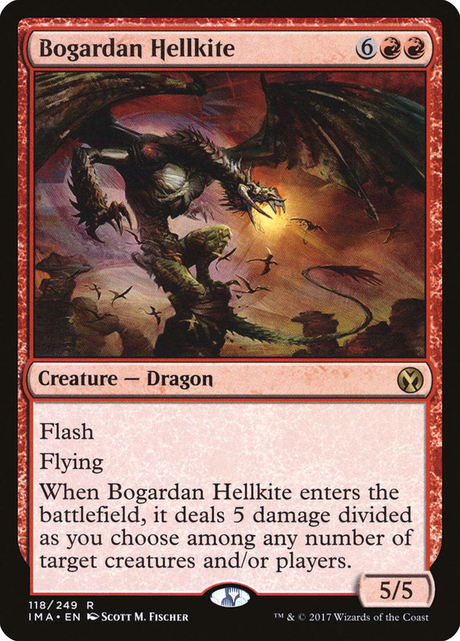 Bogardan Hellkite [Iconic Masters] MTG Single Magic: The Gathering    | Red Claw Gaming