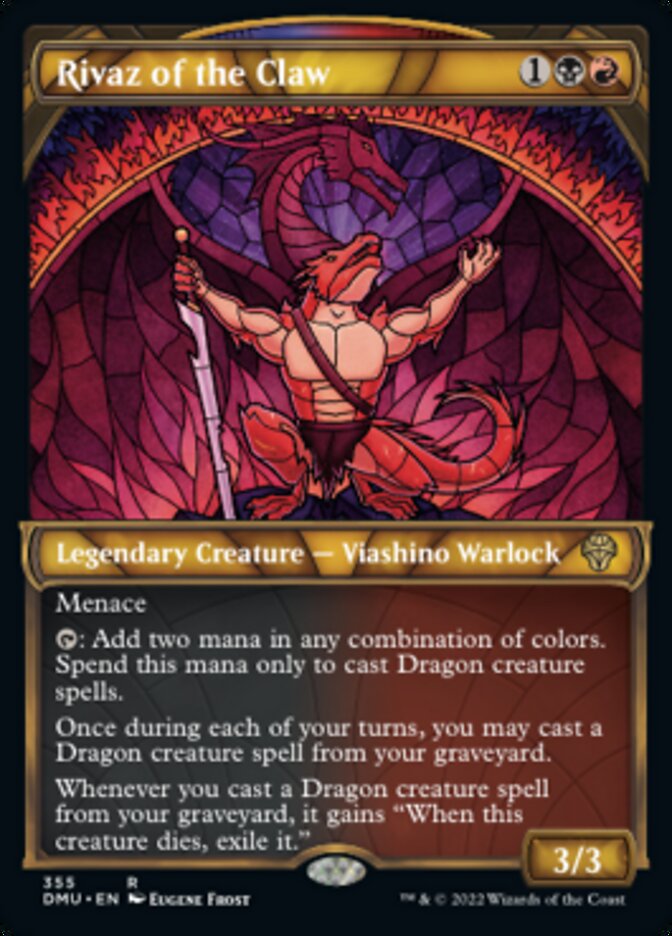 Rivaz of the Claw (Showcase Textured) [Dominaria United] MTG Single Magic: The Gathering    | Red Claw Gaming