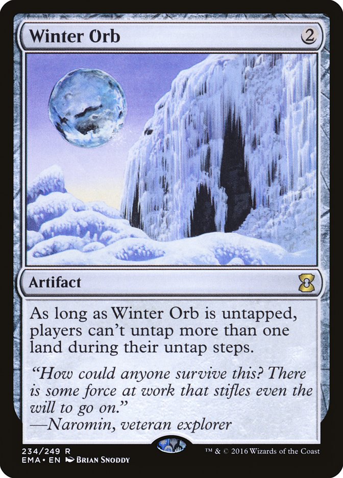 Winter Orb [Eternal Masters] MTG Single Magic: The Gathering    | Red Claw Gaming