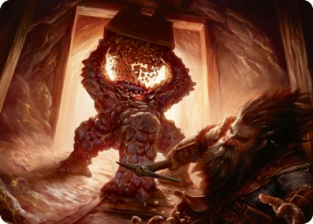 Xorn Art Card [Dungeons & Dragons: Adventures in the Forgotten Realms Art Series] MTG Single Magic: The Gathering    | Red Claw Gaming