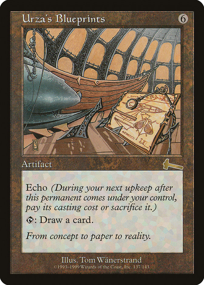 Urza's Blueprints [Urza's Legacy] MTG Single Magic: The Gathering    | Red Claw Gaming