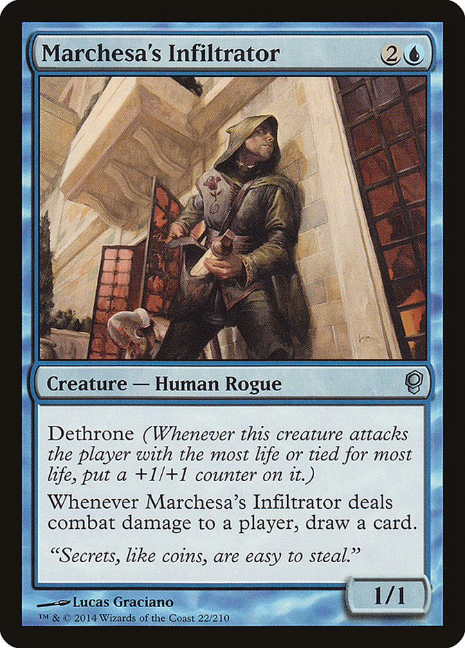 Marchesa's Infiltrator [Conspiracy] MTG Single Magic: The Gathering    | Red Claw Gaming