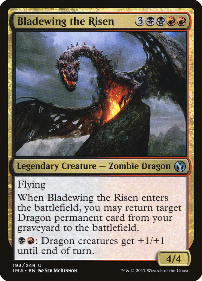 Bladewing the Risen [Iconic Masters] MTG Single Magic: The Gathering    | Red Claw Gaming