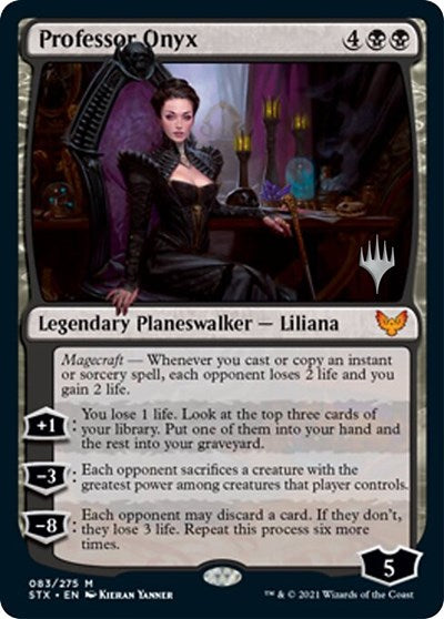 Professor Onyx (Promo Pack) [Strixhaven: School of Mages Promos] MTG Single Magic: The Gathering    | Red Claw Gaming