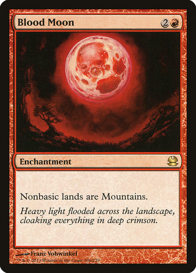Blood Moon [Modern Masters] MTG Single Magic: The Gathering    | Red Claw Gaming