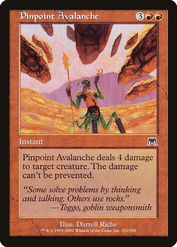 Pinpoint Avalanche [Onslaught] MTG Single Magic: The Gathering    | Red Claw Gaming