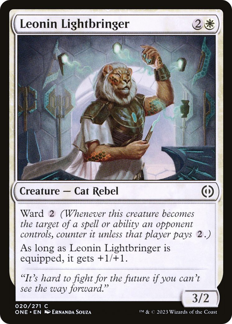 Leonin Lightbringer [Phyrexia: All Will Be One] MTG Single Magic: The Gathering    | Red Claw Gaming