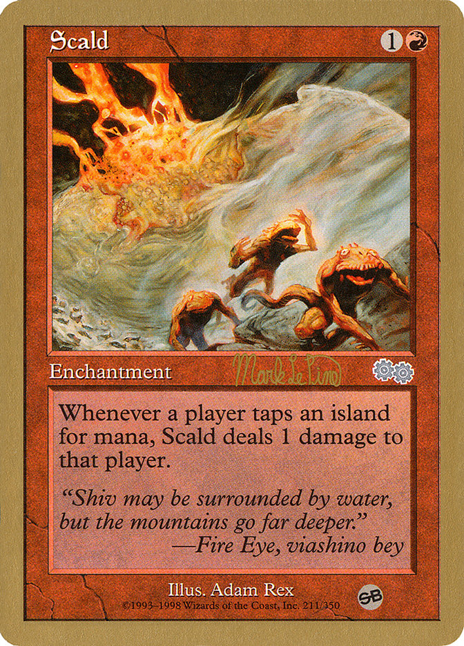 Scald (Mark Le Pine) (SB) [World Championship Decks 1999] MTG Single Magic: The Gathering    | Red Claw Gaming