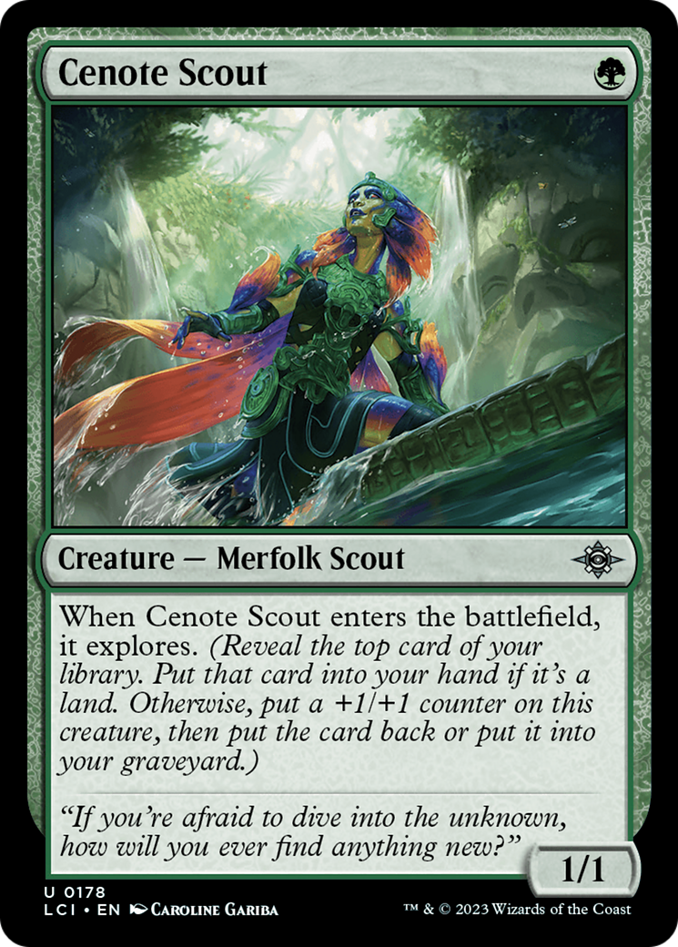 Cenote Scout [The Lost Caverns of Ixalan] MTG Single Magic: The Gathering    | Red Claw Gaming