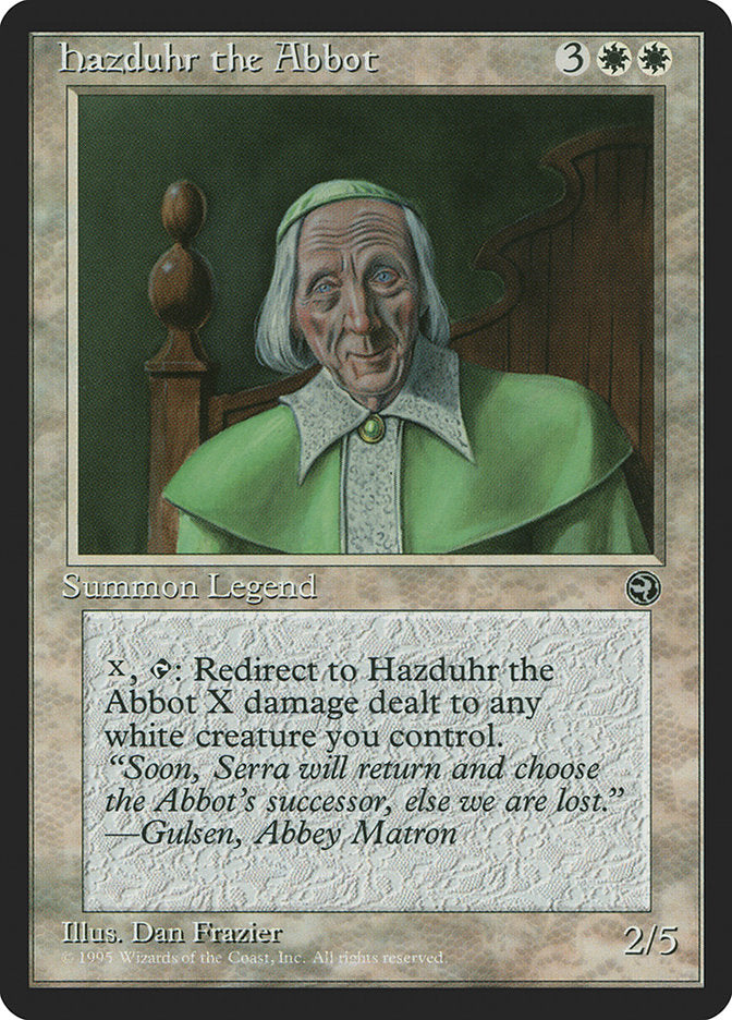 Hazduhr the Abbot [Homelands] MTG Single Magic: The Gathering    | Red Claw Gaming