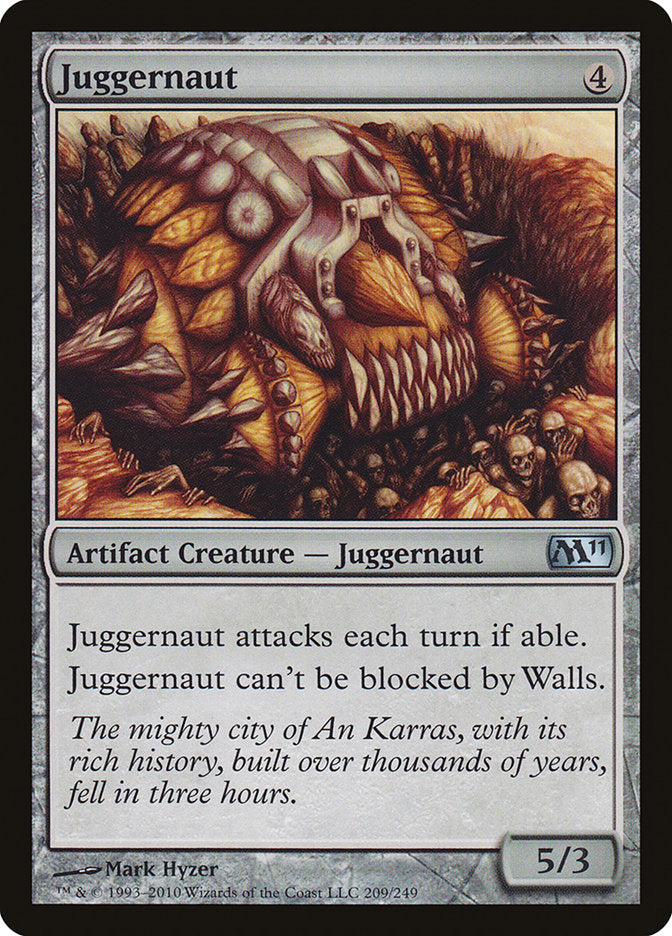 Juggernaut [Magic 2011] MTG Single Magic: The Gathering    | Red Claw Gaming