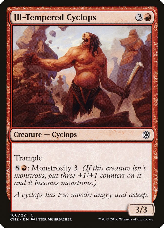 Ill-Tempered Cyclops [Conspiracy: Take the Crown] MTG Single Magic: The Gathering    | Red Claw Gaming