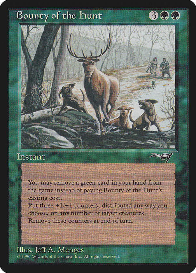 Bounty of the Hunt [Alliances] MTG Single Magic: The Gathering    | Red Claw Gaming