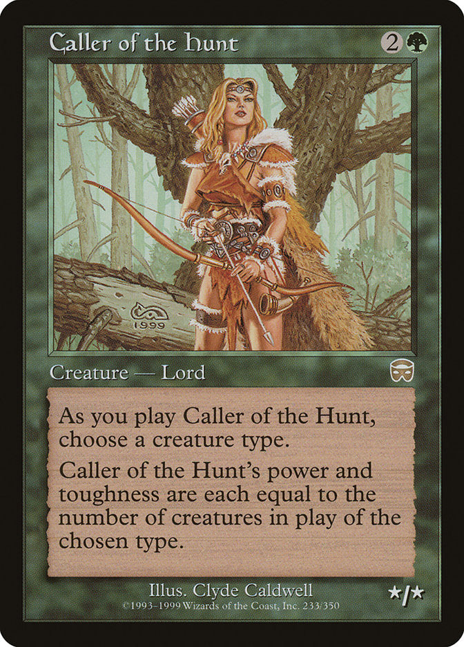 Caller of the Hunt [Mercadian Masques] MTG Single Magic: The Gathering    | Red Claw Gaming