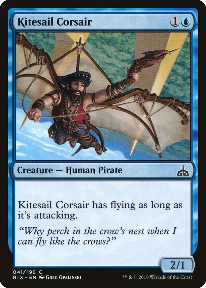 Kitesail Corsair [Rivals of Ixalan] MTG Single Magic: The Gathering    | Red Claw Gaming