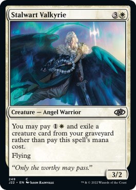 Stalwart Valkyrie [Jumpstart 2022] MTG Single Magic: The Gathering    | Red Claw Gaming