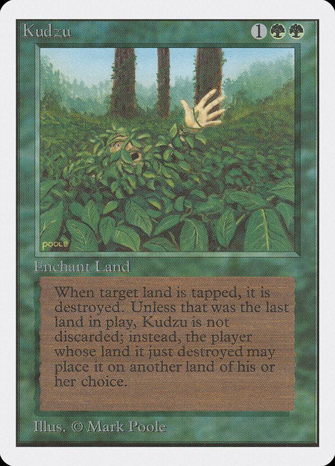 Kudzu [Unlimited Edition] MTG Single Magic: The Gathering    | Red Claw Gaming
