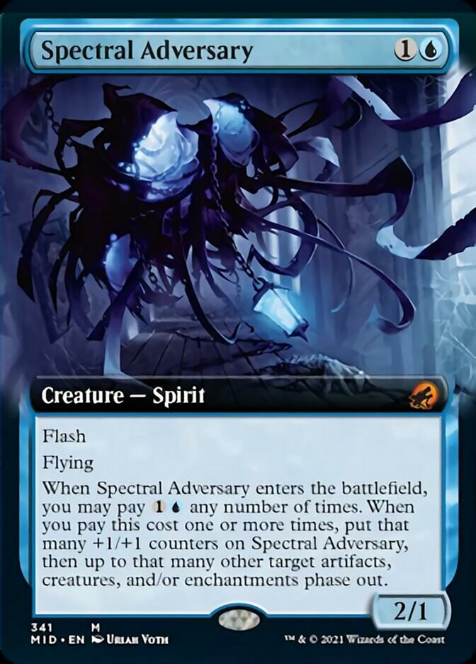 Spectral Adversary (Extended Art) [Innistrad: Midnight Hunt] MTG Single Magic: The Gathering    | Red Claw Gaming