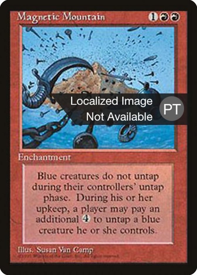 Magnetic Mountain [Fourth Edition (Foreign Black Border)] MTG Single Magic: The Gathering    | Red Claw Gaming