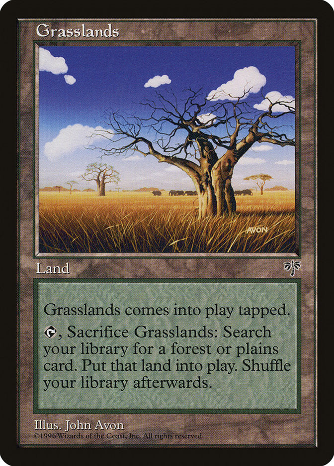 Grasslands [Mirage] MTG Single Magic: The Gathering    | Red Claw Gaming