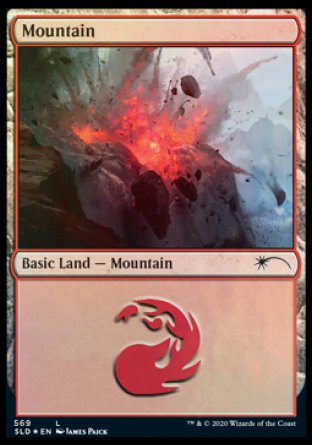Mountain (Smashing) (569) [Secret Lair Drop Promos] MTG Single Magic: The Gathering    | Red Claw Gaming