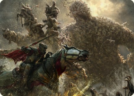 Writhing Necromass Art Card [Dominaria United Art Series] MTG Single Magic: The Gathering    | Red Claw Gaming