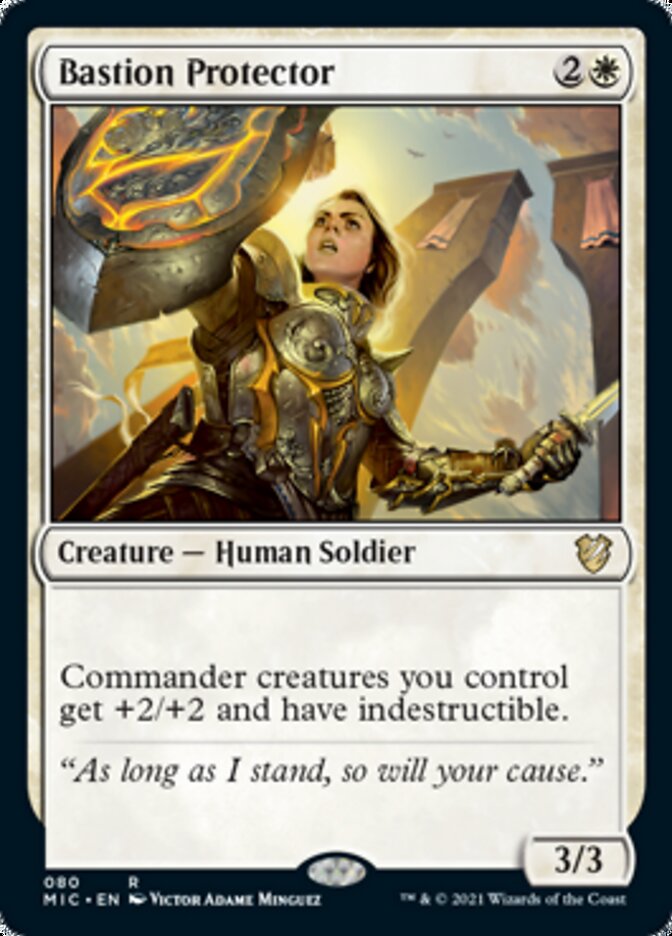Bastion Protector [Innistrad: Midnight Hunt Commander] MTG Single Magic: The Gathering    | Red Claw Gaming