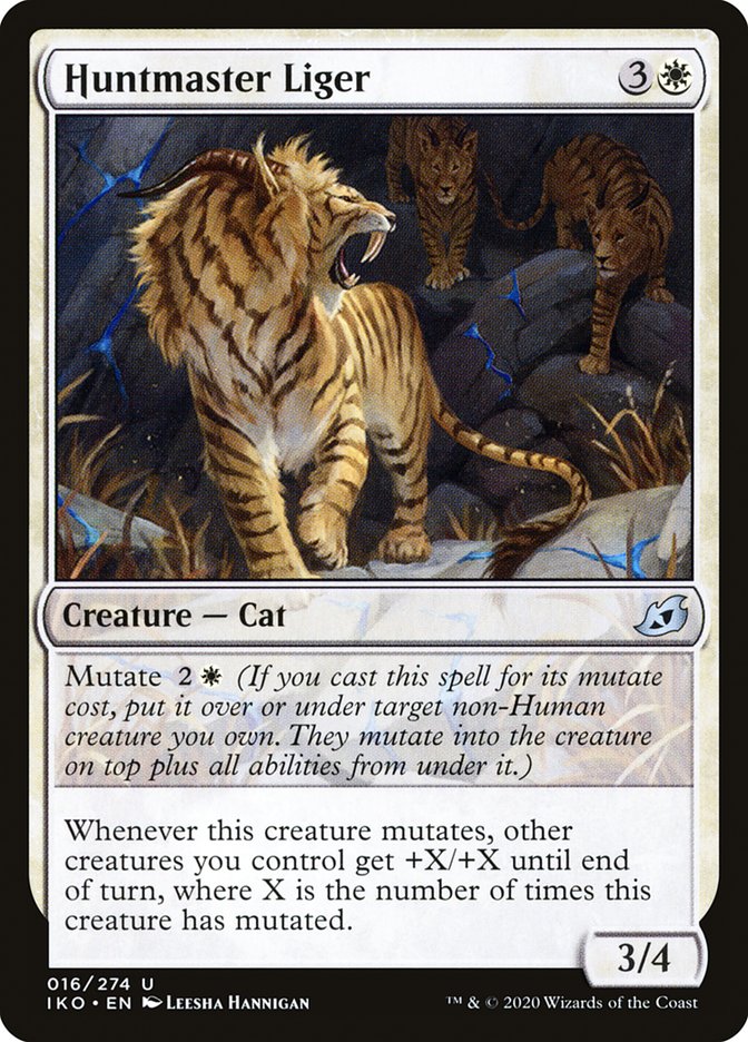 Huntmaster Liger [Ikoria: Lair of Behemoths] MTG Single Magic: The Gathering    | Red Claw Gaming