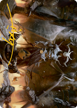 Ormendahl, the Corrupter Art Card (Gold-Stamped Signature) [Innistrad: Midnight Hunt Art Series] MTG Single Magic: The Gathering    | Red Claw Gaming