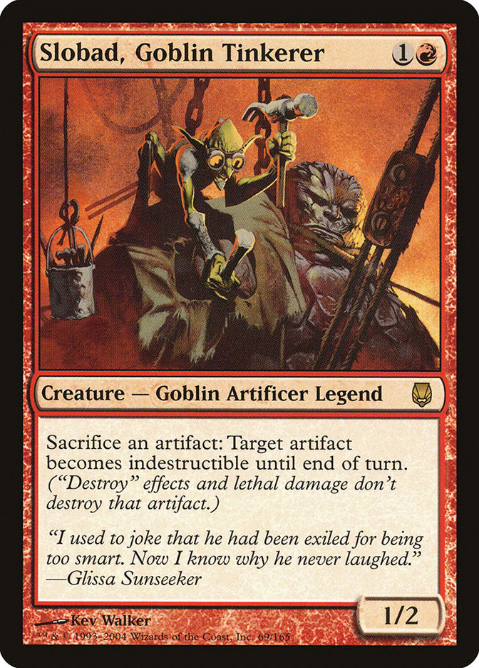 Slobad, Goblin Tinkerer [Darksteel] MTG Single Magic: The Gathering    | Red Claw Gaming