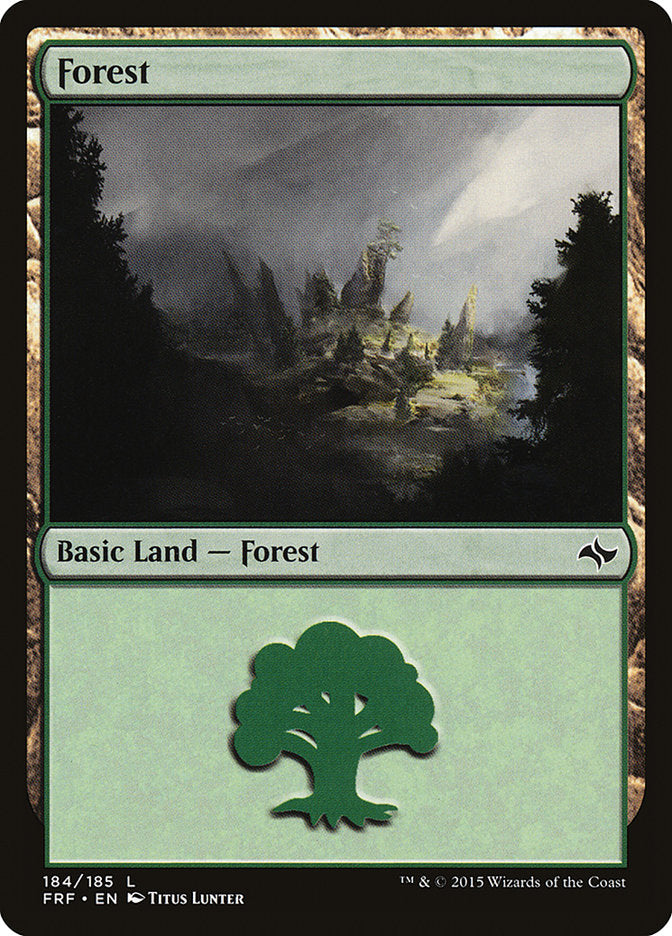 Forest (184) [Fate Reforged] MTG Single Magic: The Gathering    | Red Claw Gaming