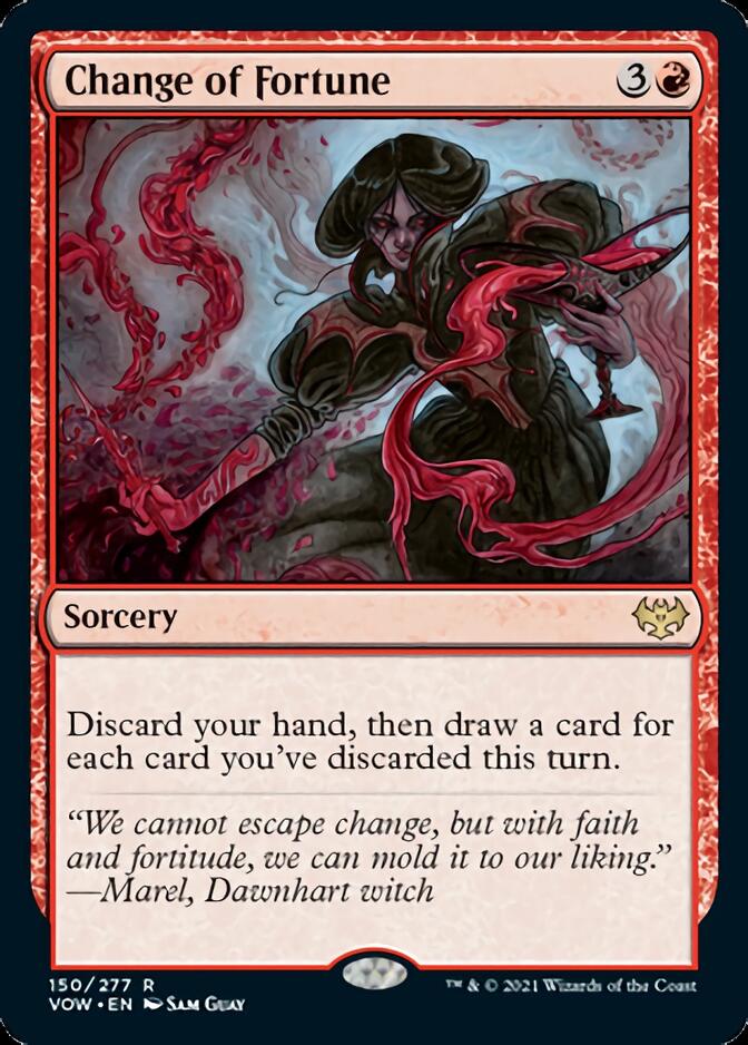 Change of Fortune [Innistrad: Crimson Vow] MTG Single Magic: The Gathering    | Red Claw Gaming