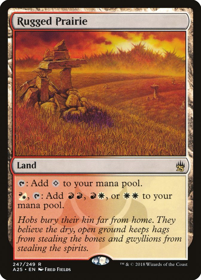 Rugged Prairie [Masters 25] MTG Single Magic: The Gathering    | Red Claw Gaming