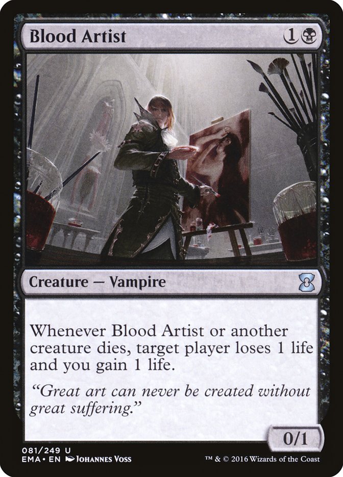 Blood Artist [Eternal Masters] MTG Single Magic: The Gathering    | Red Claw Gaming