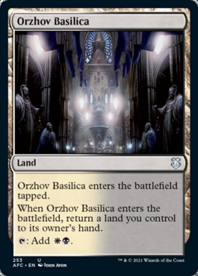 Orzhov Basilica [Dungeons & Dragons: Adventures in the Forgotten Realms Commander] MTG Single Magic: The Gathering    | Red Claw Gaming