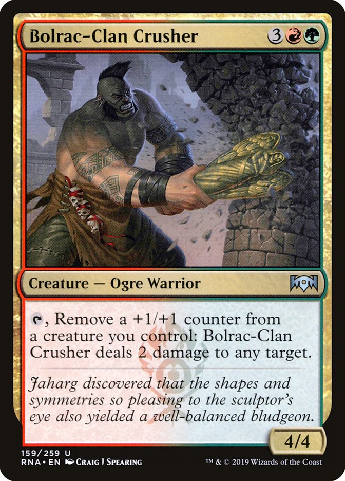 Bolrac-Clan Crusher [Ravnica Allegiance] MTG Single Magic: The Gathering    | Red Claw Gaming