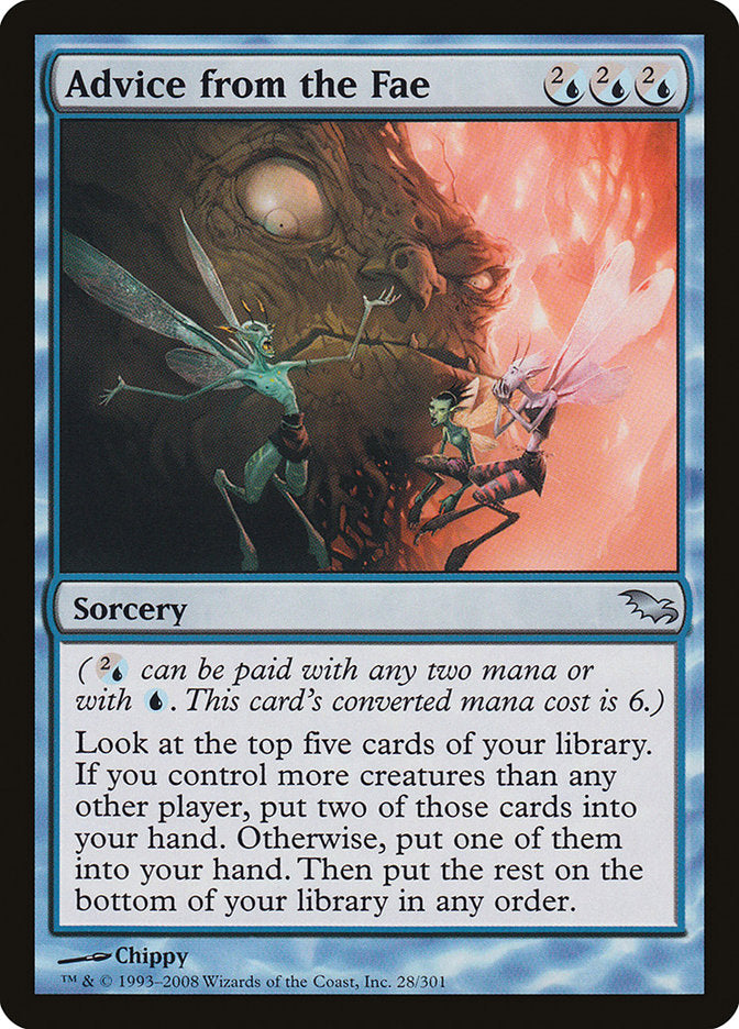 Advice from the Fae [Shadowmoor] MTG Single Magic: The Gathering    | Red Claw Gaming