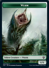 Wurm // Kraken Double-Sided Token [Commander 2021 Tokens] MTG Single Magic: The Gathering    | Red Claw Gaming