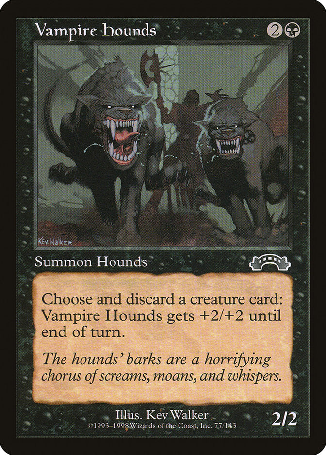 Vampire Hounds [Exodus] MTG Single Magic: The Gathering    | Red Claw Gaming