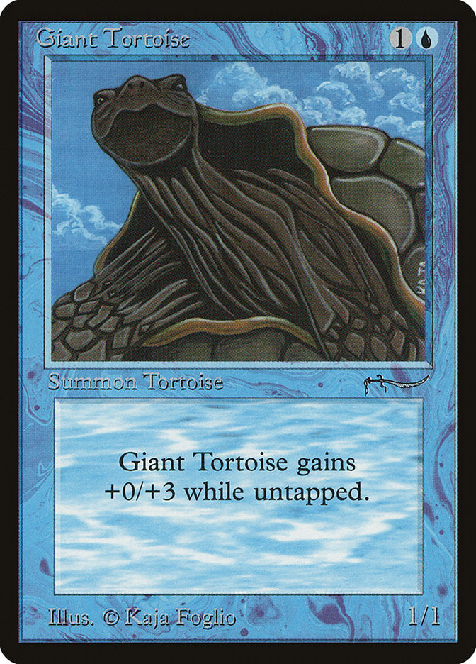 Giant Tortoise (Light Mana Cost) [Arabian Nights] MTG Single Magic: The Gathering    | Red Claw Gaming