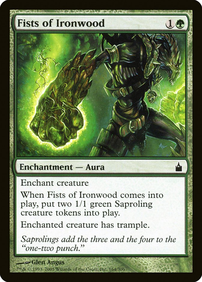 Fists of Ironwood [Ravnica: City of Guilds] MTG Single Magic: The Gathering    | Red Claw Gaming