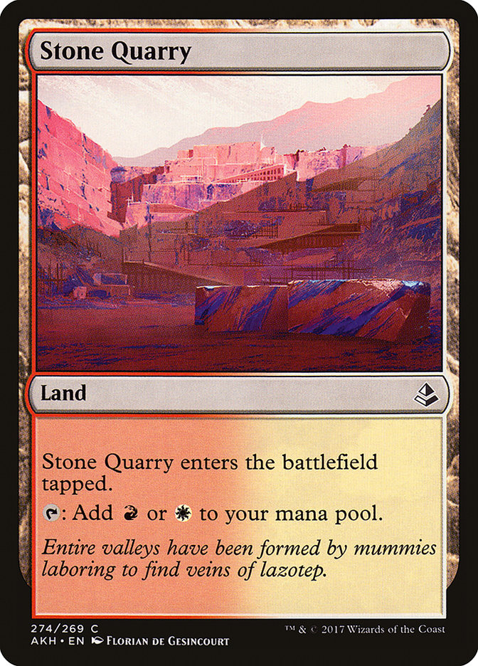 Stone Quarry [Amonkhet] MTG Single Magic: The Gathering    | Red Claw Gaming