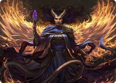 Farideh, Devil's Chosen Art Card [Dungeons & Dragons: Adventures in the Forgotten Realms Art Series] MTG Single Magic: The Gathering    | Red Claw Gaming