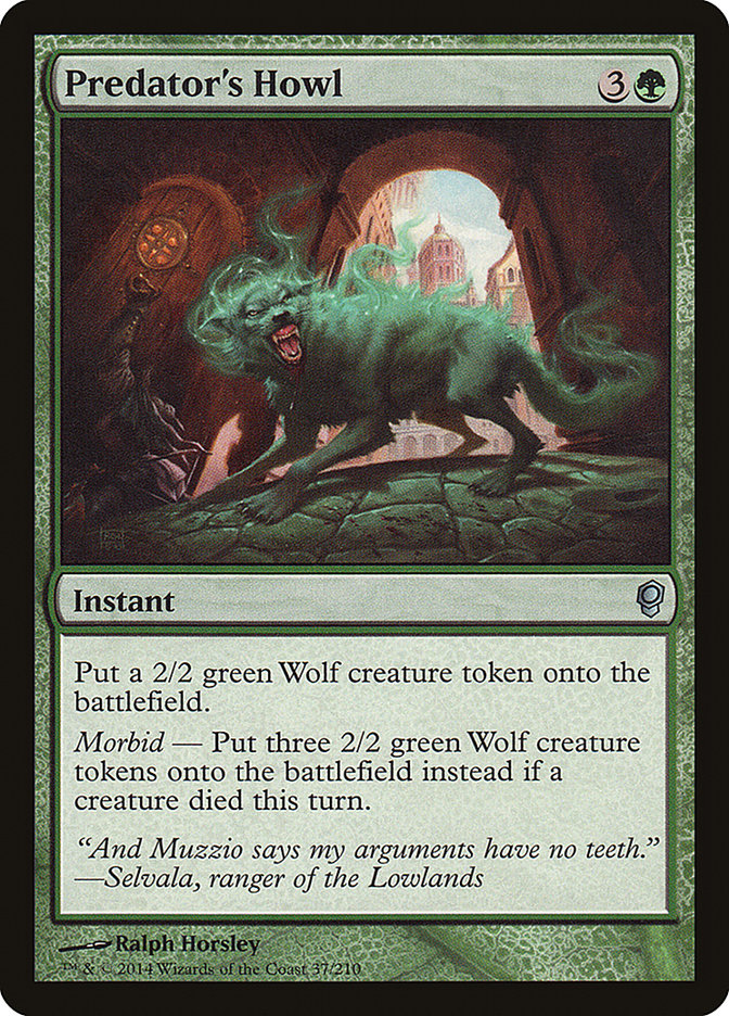 Predator's Howl [Conspiracy] MTG Single Magic: The Gathering    | Red Claw Gaming